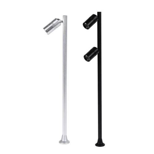 迷你立杆LED珠宝黄金首饰橱柜台展示灯可调角度模型展示小射灯花