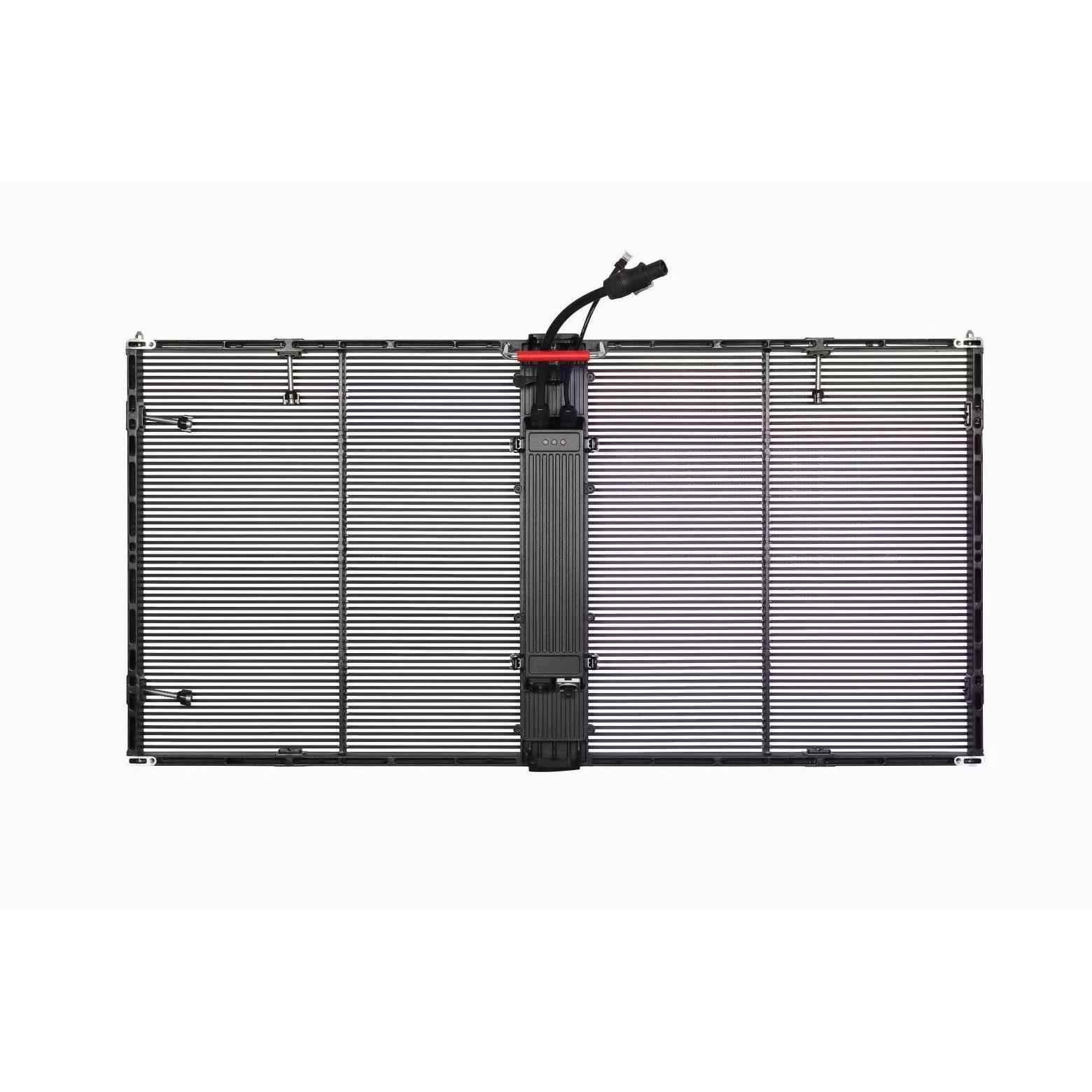 室内LED透ZXW屏体化设明计轻一薄美观高通透简安装单支持手机APP