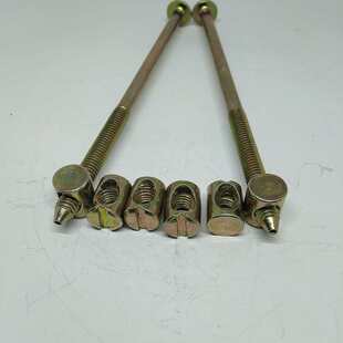 边 螺丝盘头现货厂家尖内连接件平头 六角尖头m6m8 尾螺钉倒十字