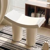 换鞋 凳脚踏长条凳家用矮凳北欧塑料极窄小凳子 凳家用门口入户穿鞋