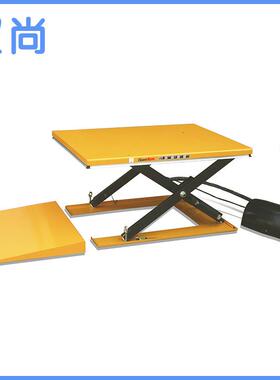 厂家出售配备欧洲电源升降台MJ-G1004超低型电动升降台