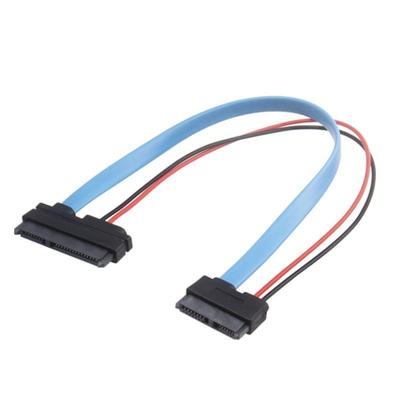 笔记本光驱SATA13PIN公转SATA 7+15硬盘SSD供电数据线光驱位数据