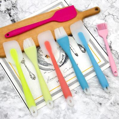 Baking tools cake silicone spatula cream spatula oil brush