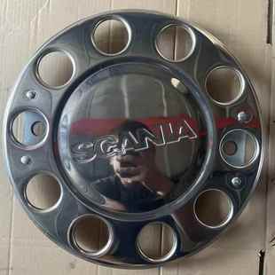 现货不锈钢脚踏圈罩大车不锈保钢轮毂货车卡轮毂盖轮胎螺丝914护