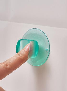 日式吸盘式饭勺座可随意移动真空吸盘挂夹子多用创意吸盘架.6265