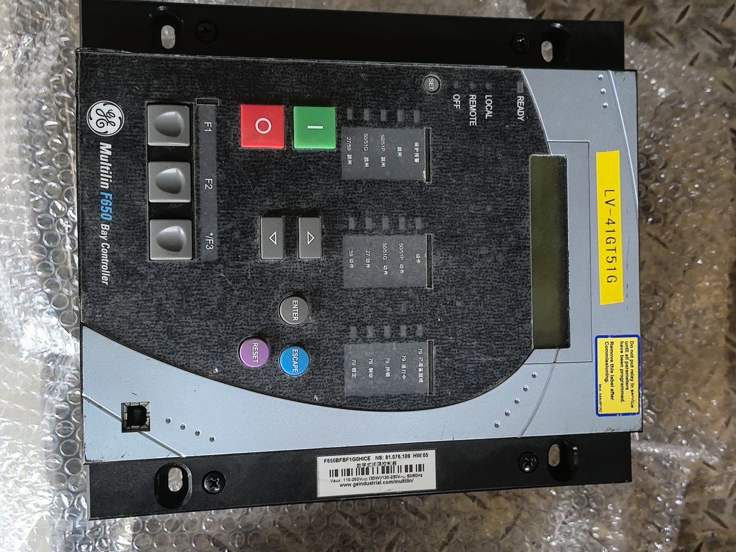 GE 数字式间隔控制器 F650BFBF1G0HICE，成色