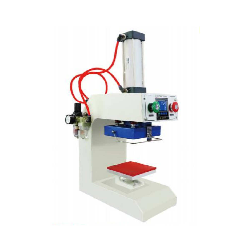 工厂直销气动单工位烫唛机气体驱动工作效率高胸标领标烫印机