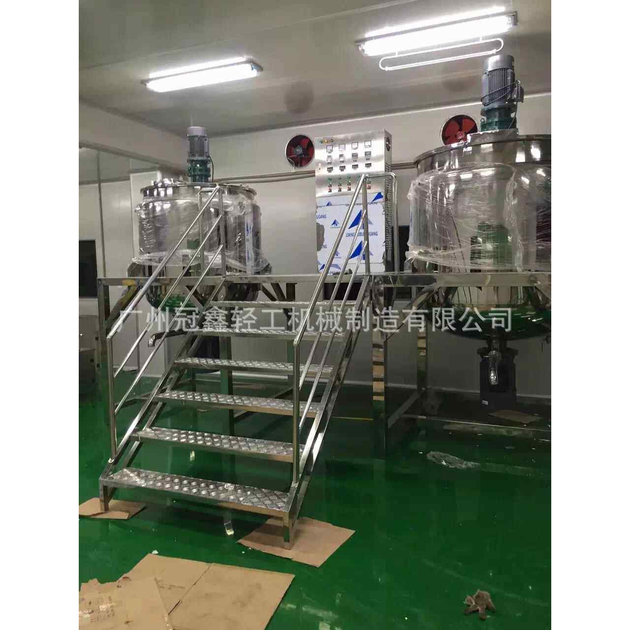 1000L液洗均质搅拌锅中草药泥灸煮料罐食品组合配料机食品糖罐