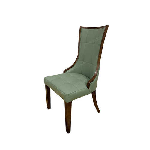 广东新中式实木客厅餐桌椅橡木餐厅靠背酒店客厅接待骨架餐椅