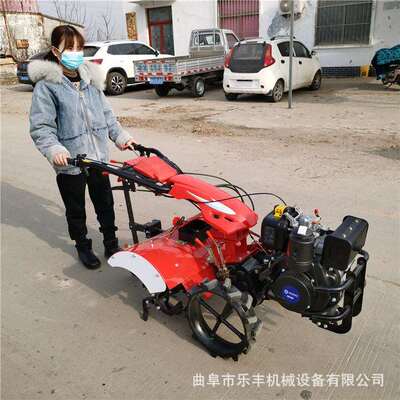 小型两驱微耕机 农用手扶旋耕旋地机 果园除草旋耕机型号