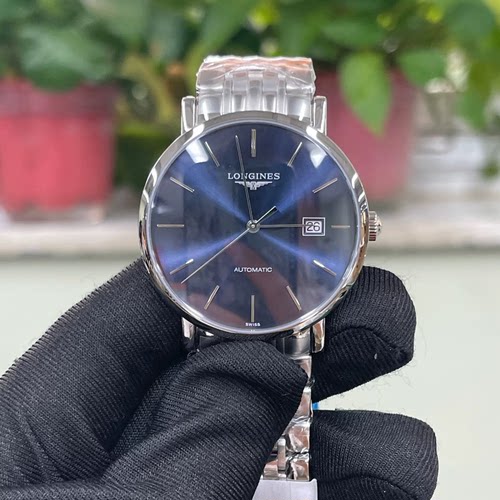 新款98新浪琴博雅系列精钢自动机械腕表39MM男表L4.910.4.92.6