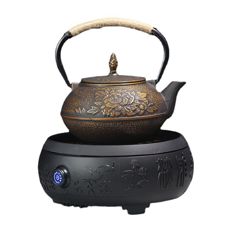 铸铁壶烧水煮水泡茶带茶滤铁茶壶茶具套装日式养生铁壶厂家