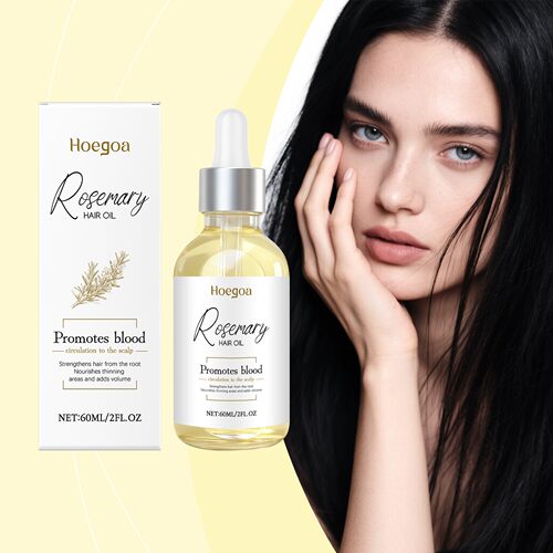 HOEGOA Plant-Derived Rosemary Hair Oil - Moisturizing, Refre