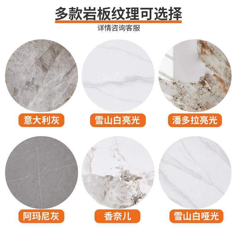 岩板转盘家用圆桌餐桌转盘大理石圆桌面圆盘桌旋转石转盘台面定制