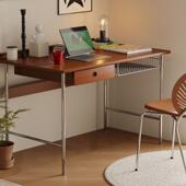 实木书桌覆古小户型轻奢家用书房工作台简约日式 电脑桌办公学习桌