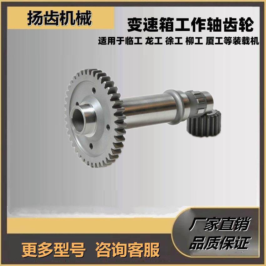 柳工铲车工作泵轴齿轮临工厦工龙工徐工ZL50装载机变速箱齿轮件