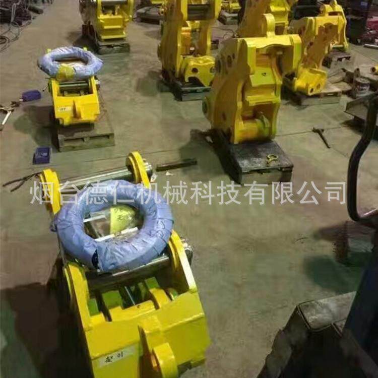 挖掘机液压快换带管路电磁阀钩机前端属具快换接头换斗器直发