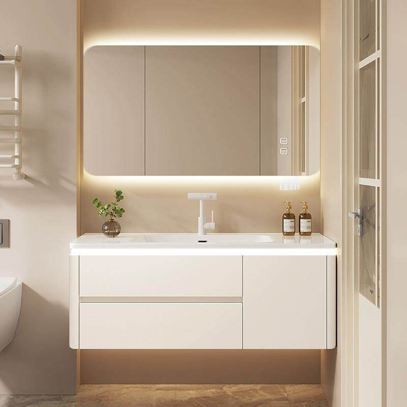 浴室柜陶瓷一体盆洗漱台洗脸盆柜组合化妆室洗手盆柜浴柜洗手台