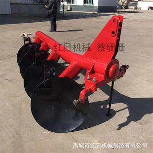 1LYX 430圆盘犁重型圆管型管子犁开荒整地圆盘犁锰钢犁片