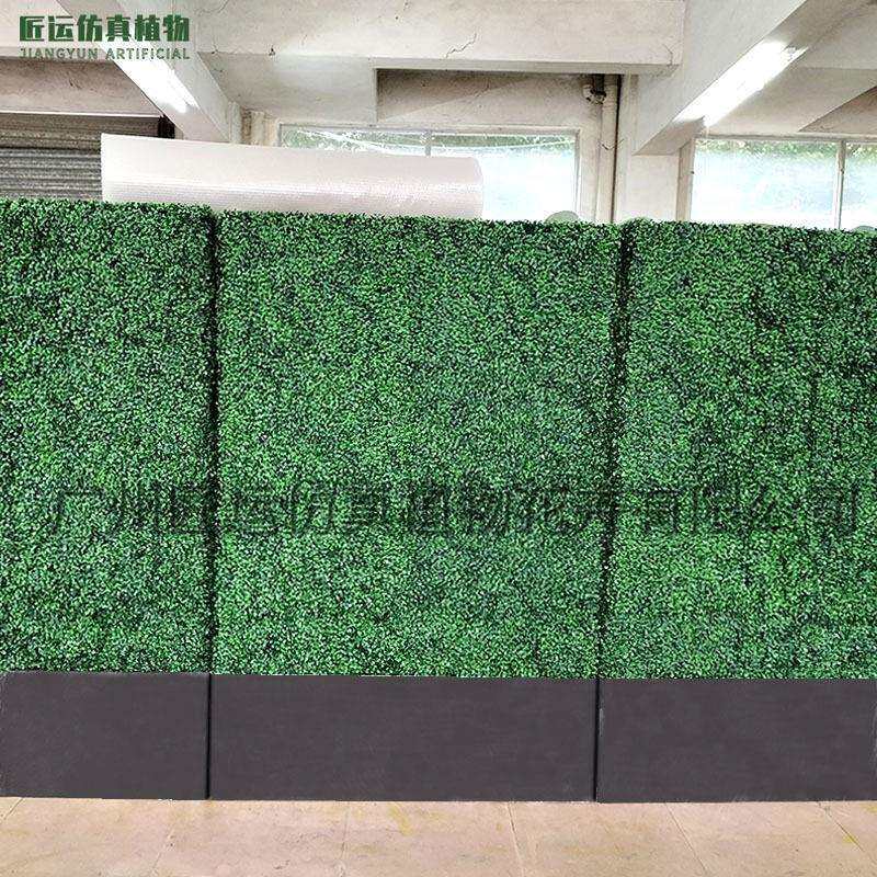 外贸别墅庭院户外围挡绿植仿真植物墙家居装饰餐厅格栅植物草墙