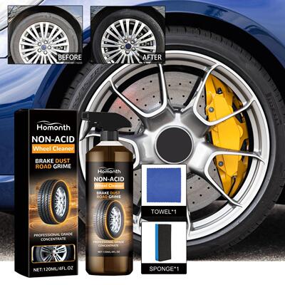 Homonth Car Tire Cleaning Kit - Multi-functional Wheel Refur