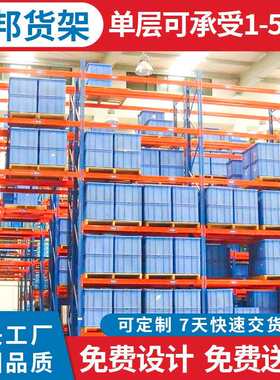 仓库重型货架加厚杂物间商用超市布料服装多层置物收纳架仓储货架