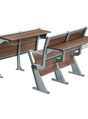 学椅校排椅L-1209-1阶梯桌金属连排培训教课椅室公共报告厅