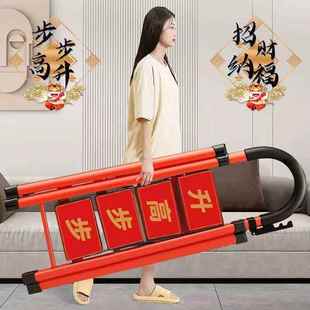 梯子家用折叠内梯加厚碳功591人字梯移动楼钢梯伸缩步梯多能室梯