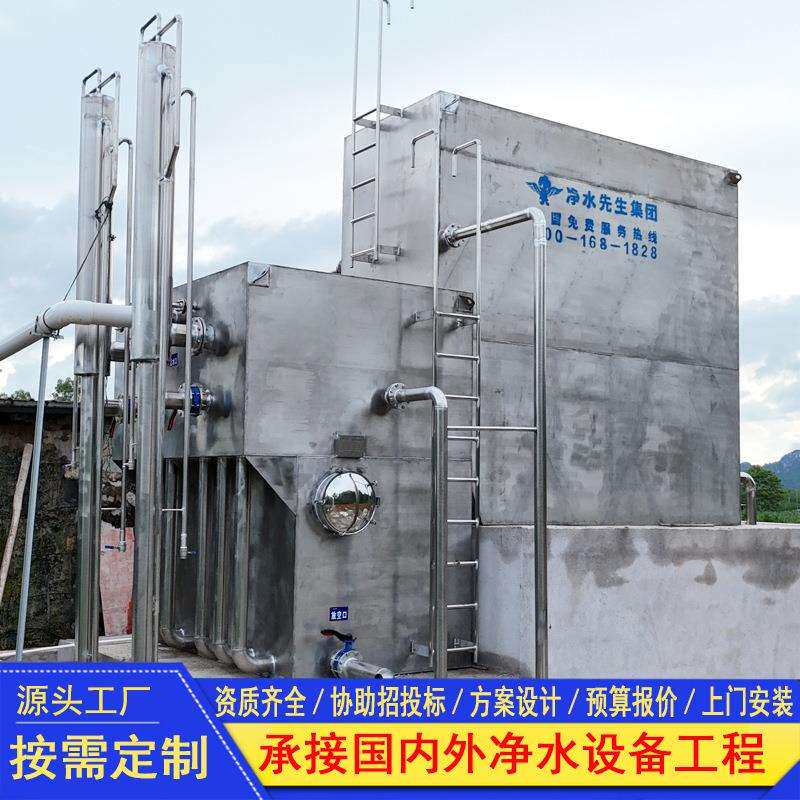 广西一体化净化水系统农村饮用水过滤器浸没式水处理设备