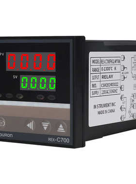 温控仪双输出PID调节控制数显式温控仪REX-C700 REX-C100K PT100