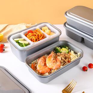 外卖打包盒一次性饭盒意面盖浇饭双层快餐老饭盒饭菜分离高端商用