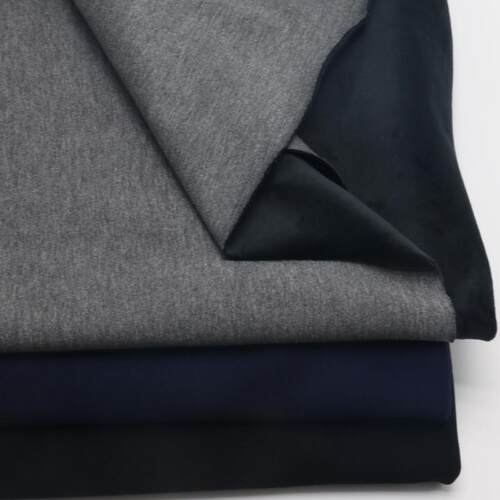 覆合秋冬弹力棉不倒绒厚面料加绒加厚打底裤保暖内衣卫衣服装布料