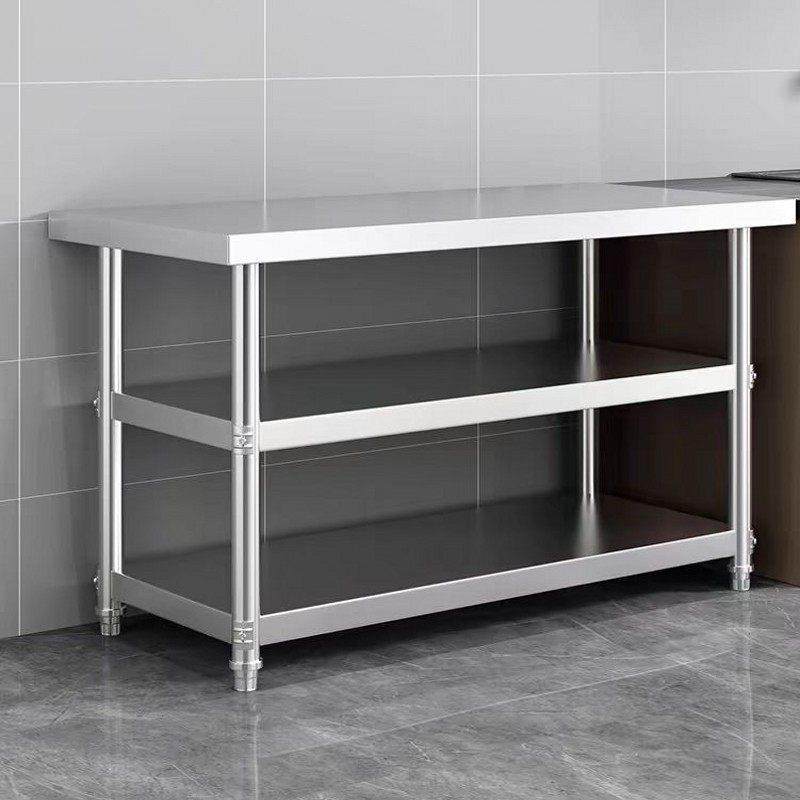 不锈钢平面加厚3层厨房操作打荷台做饭桌烧饭炒菜切菜灶台收纳架2,厨房/烹饪用具,厨房置物架/置物柜/角架,淘宝优惠券,粉丝福利购,淘宝优惠卷