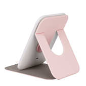 灯化妆镜梳妆带调节便携三色家用折叠led台式 镜子桌面办公室小型