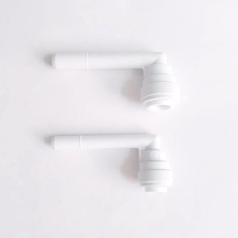 益之接源水净器配件L型KDM连管净水机连接管L型滤管一对芯盖专用
