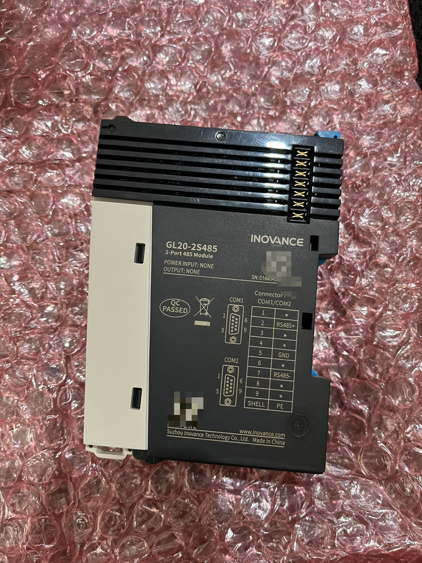 汇川模块GL20-2S485 成色如图，有原包装盒，装过机，