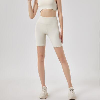 Sports and fitness pants, women's running yoga shorts,