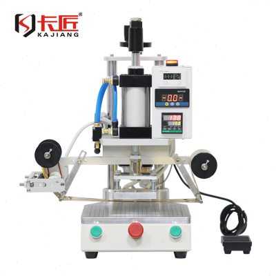 WT-QS101气动烫金机名片品牌LOGO压花机化妆品红包请柬礼品纸盒天