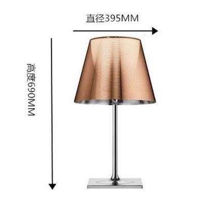 高档代简现约卧北欧五金台灯意大利艺术灯饰室客厅头样板房酒店床