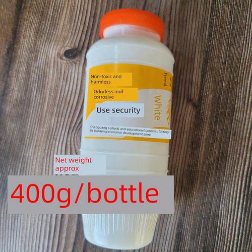 白乳胶净重约400克 白胶 粘接剂 手工胶 木材胶 陶瓷胶水