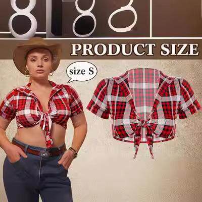 Checkered shirt, women's shirt