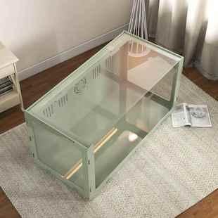 摩觉金丝熊亚克力超大全景景观笼侏儒80科养笼芦丁鸡饲养箱观赏箱