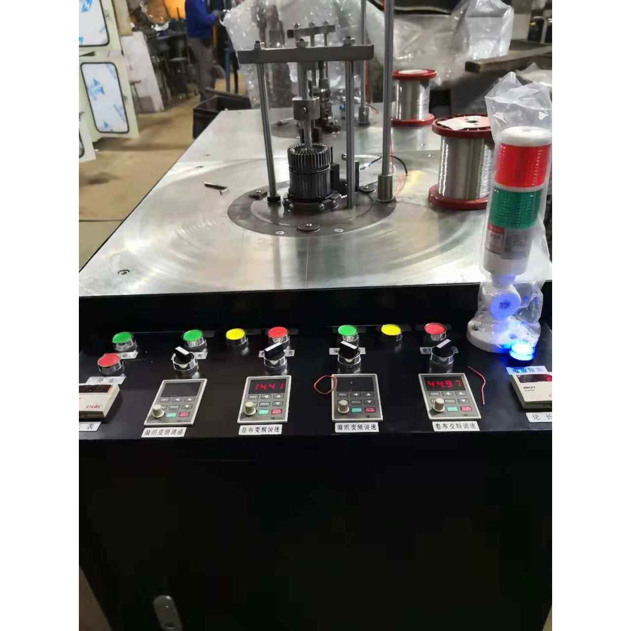 气液过滤网全自动金属丝压扁编织一体机厂家