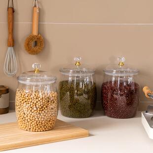 Multifunctional Lidded Empty Bottle Tea Canister Large Grain