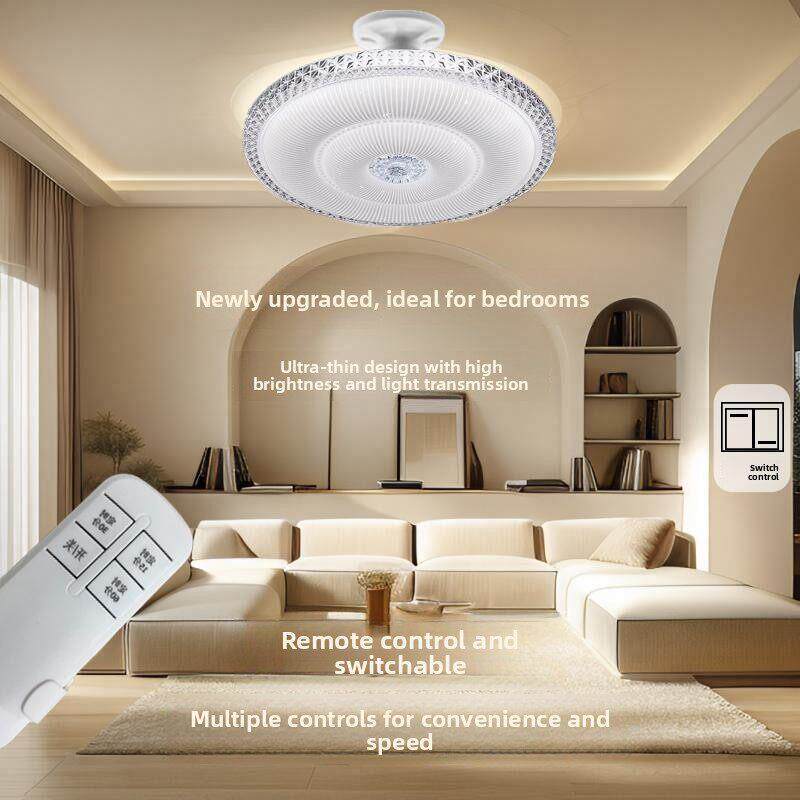 Led飞碟灯泡E27螺丝新型遥控三色调光家庭客厅卧室灯书房餐厅厨房