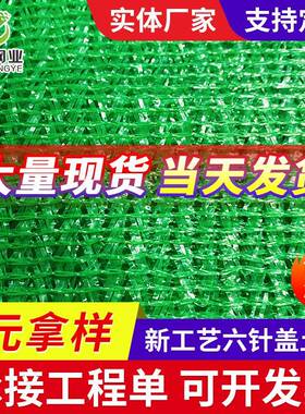 六针新工艺绿色加密工地盖土网覆盖盖沙盖煤绿网防尘网防尘防风
