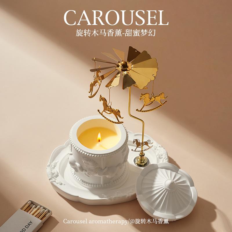 伴手礼旋转木马香薰香薰蜡烛蜡片
