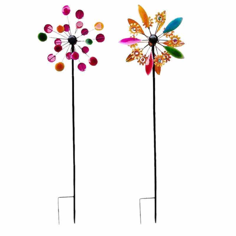 欧式景区花园双面旋转创意风车铁艺落地装饰户外庭院摆件厂家直供,家居饰品,户外/庭院摆件,淘宝优惠券,粉丝福利购,淘宝优惠卷