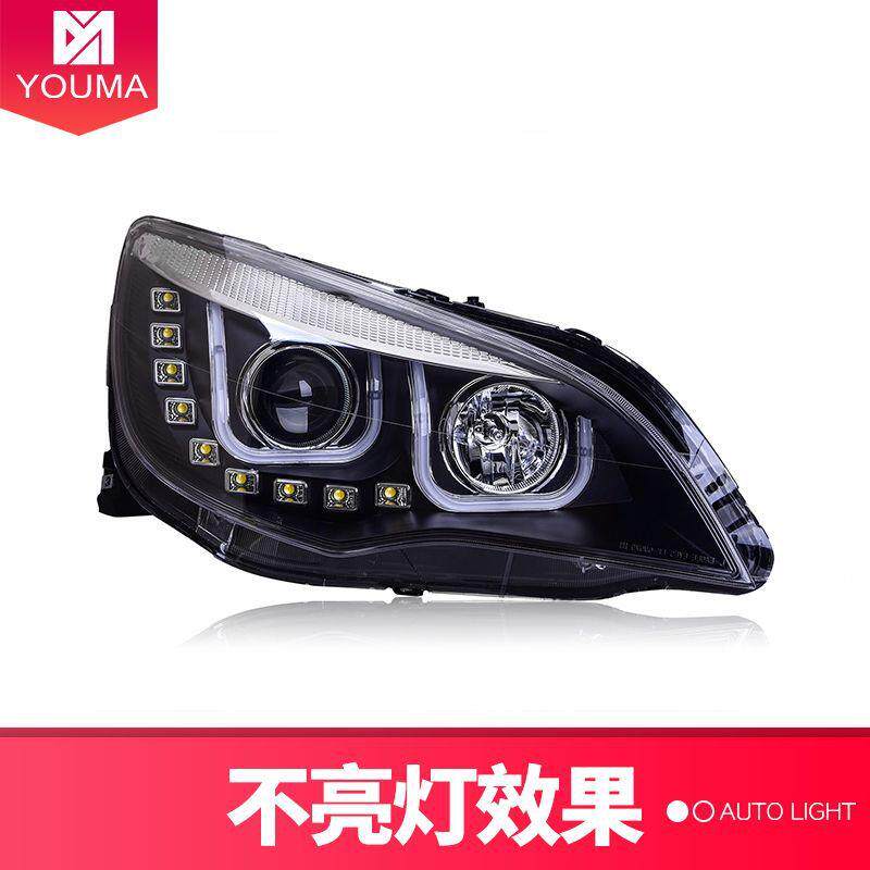 专装于别克英朗XT大灯成改总led日行灯天使眼透GXS镜氙气大灯用总