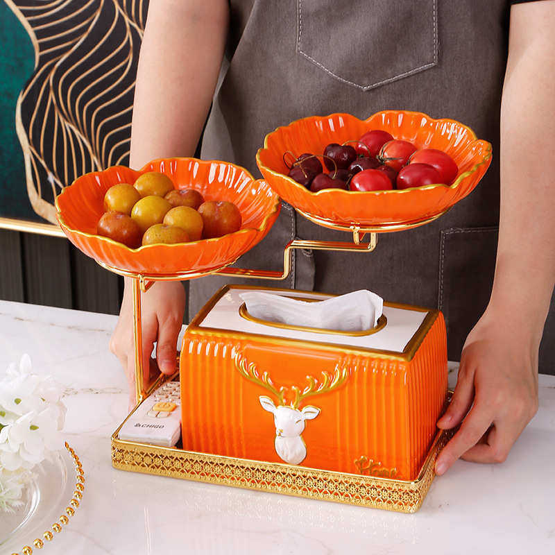 批发欧式简约客厅茶几餐桌果盘纸巾盒套装轻奢创意多功能纸抽盒收,家居饰品,装饰纸巾盒,淘宝优惠券,粉丝福利购,淘宝优惠卷
